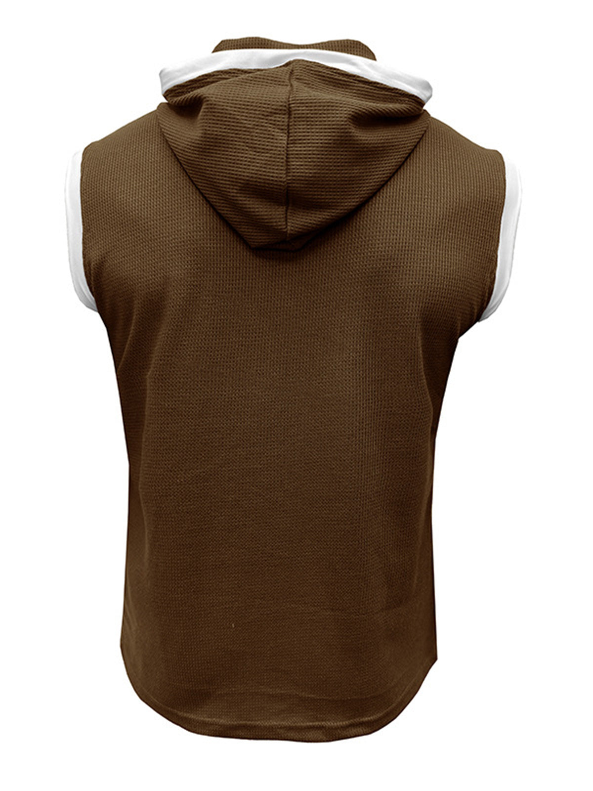 Men's Basic Casual Hooded Sleeveless T-Shirt Vest