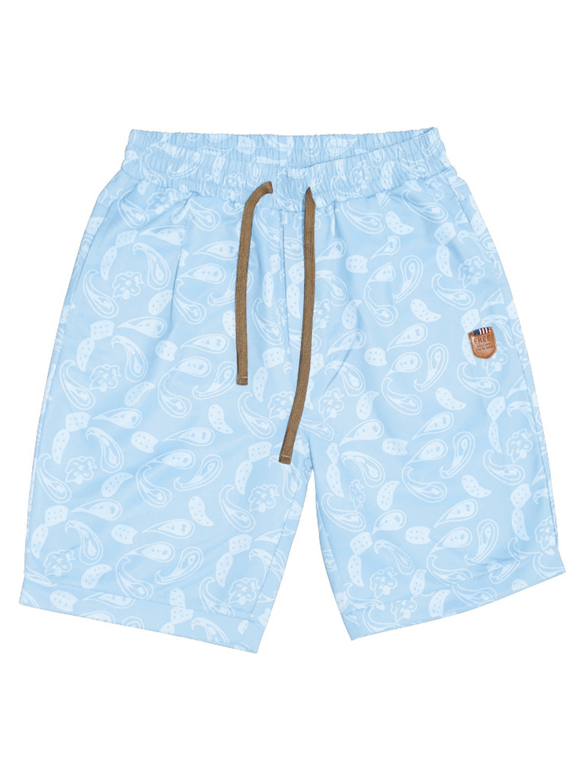 Men's Hawaiian Print Loose Beach Shorts