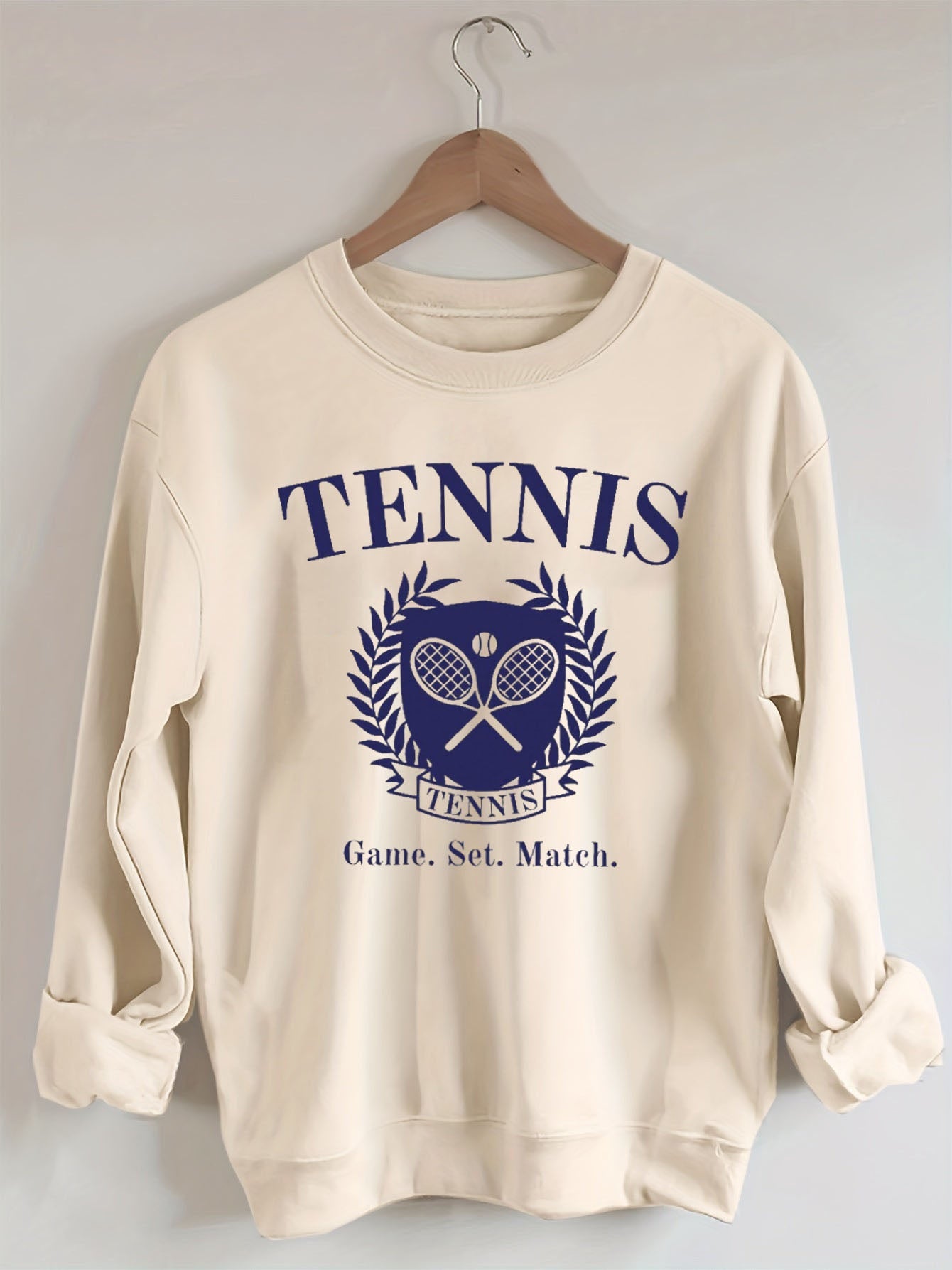 Tennis Game. Set. Match. Sweatshirt