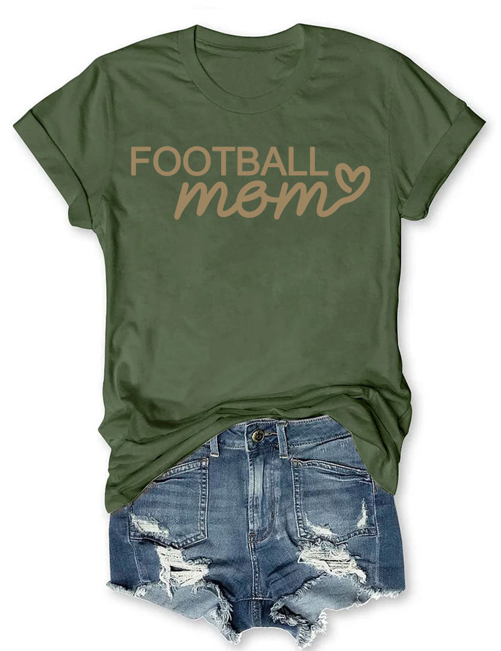 Football Mom Custom T-shirt