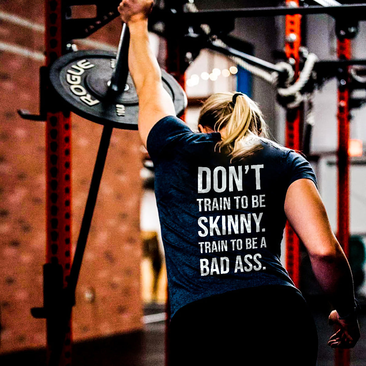 Don't Train To Be Skinny Printed Women's T-shirt