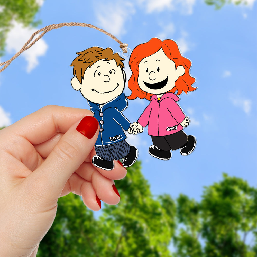 Personalized Gifts For Couple Christmas Ornament Cute Couple 01ACAC091124