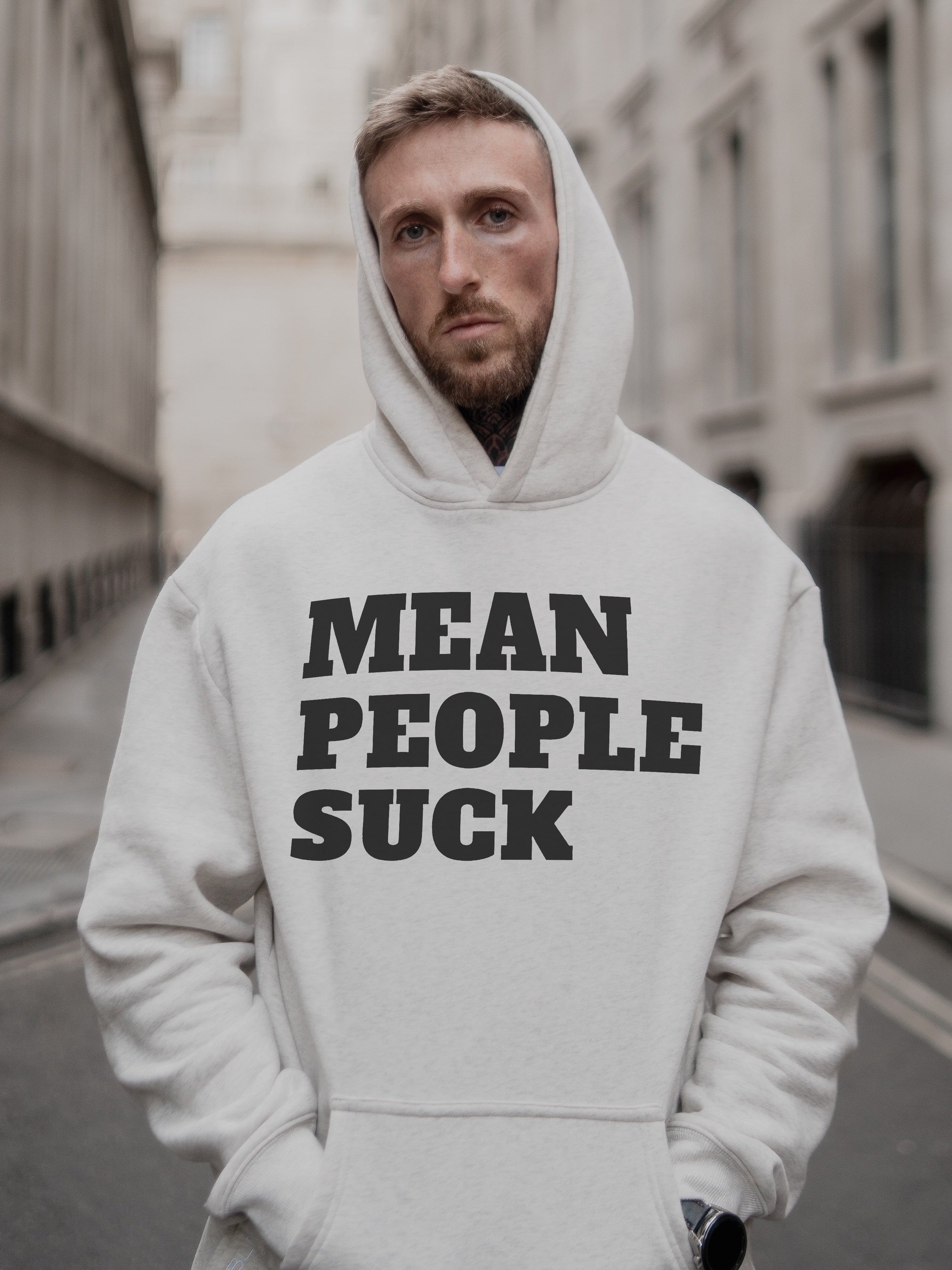 Mean People Suck Printed Men's Hoodie