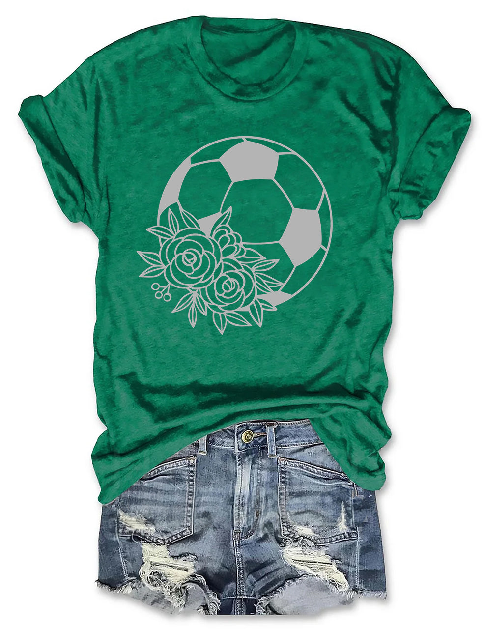 Flowers  Football T-shirt