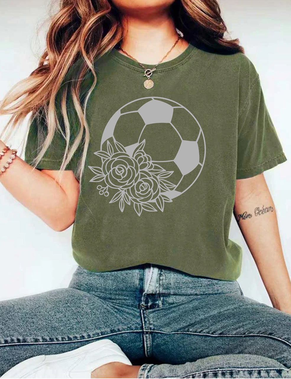 Flowers  Football T-shirt