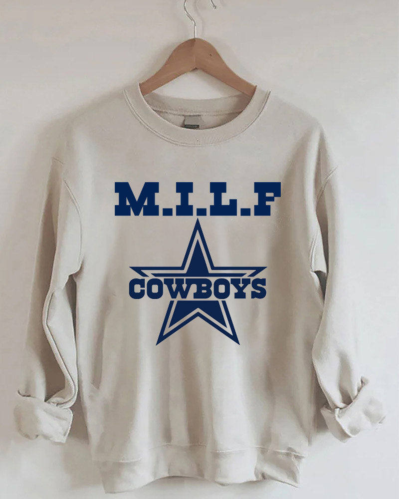 MILF Cowboys Football Sweatshirt