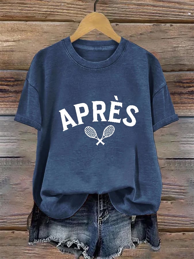 Women's Apres Tennis Print T-shirt