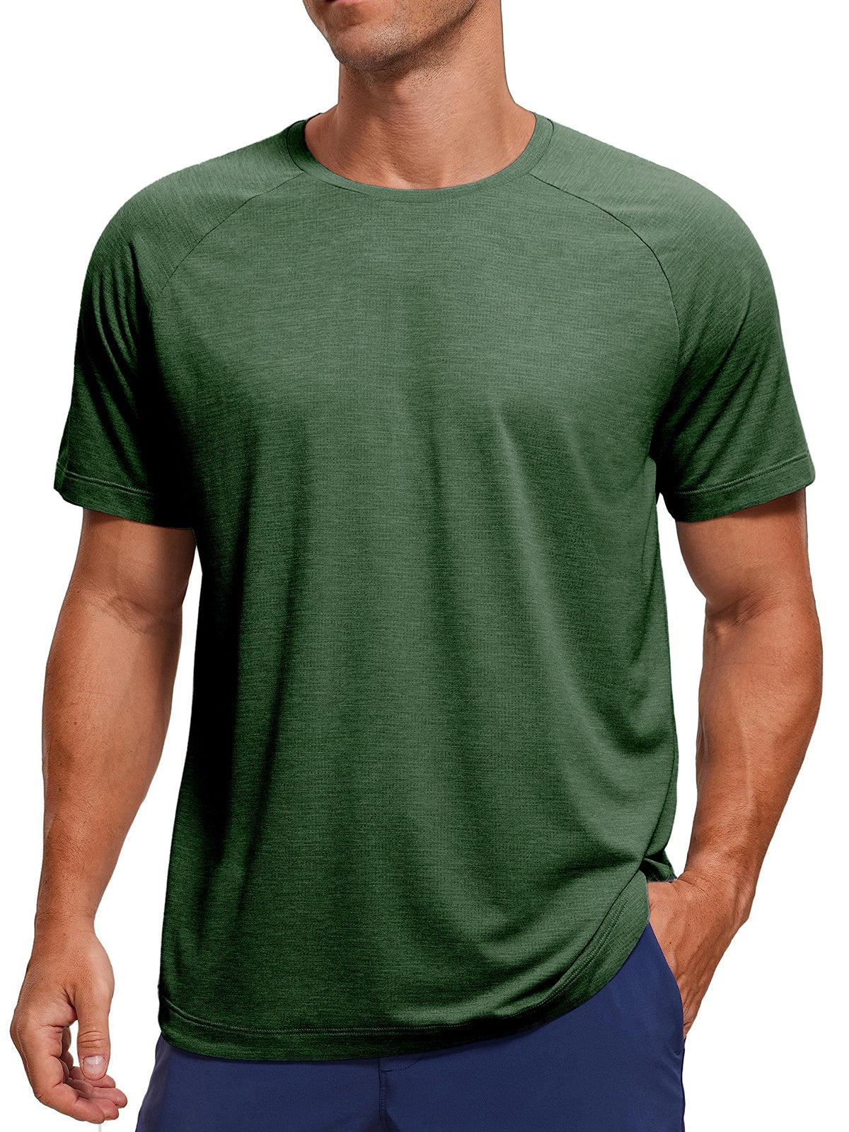 Men's Basic Sports Casual Base T-shirt