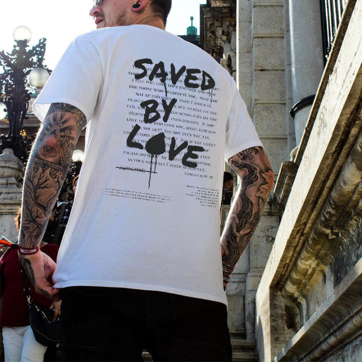 Saved By Love Printed T-shirt