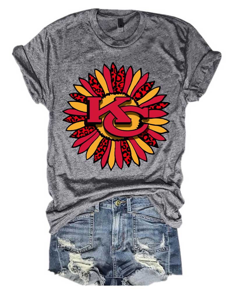 Kansas City Chiefs Sunflower T-Shirt