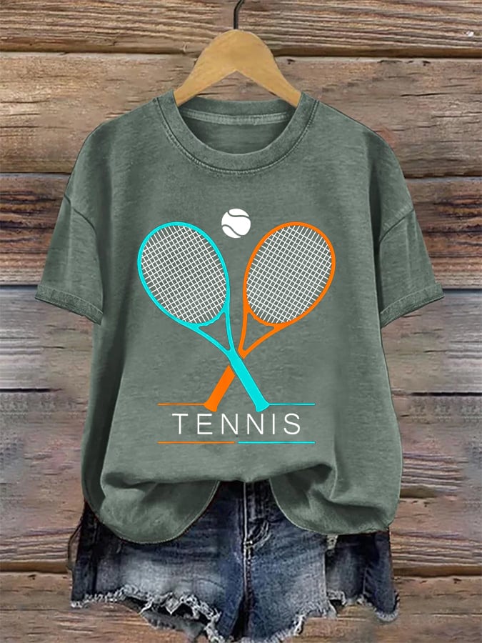 Women's Tennis Print Shirt