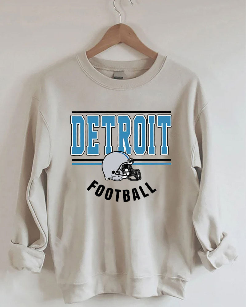 Detroit Football Sweatshirt