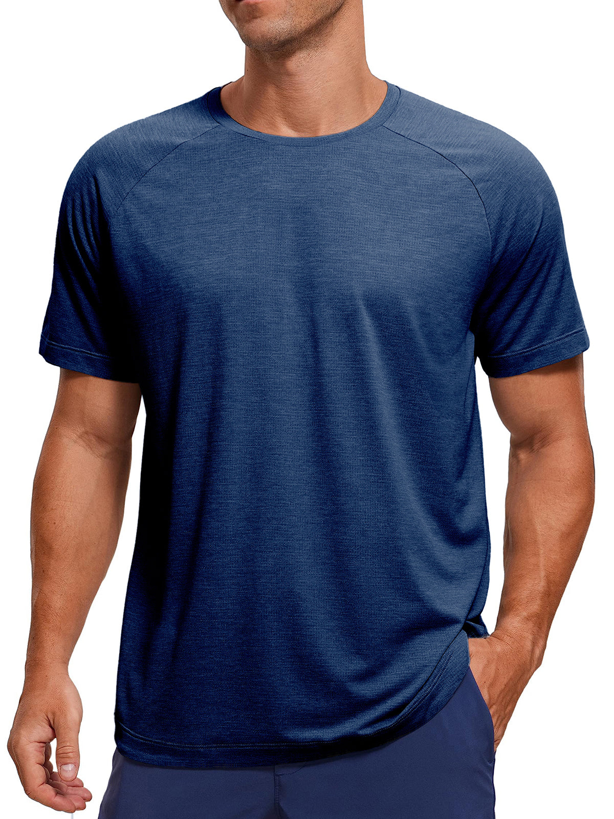 Men's Basic Sports Casual Base T-shirt