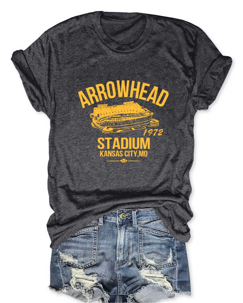 Arrowhead Stadium 1972 Football T-Shirt