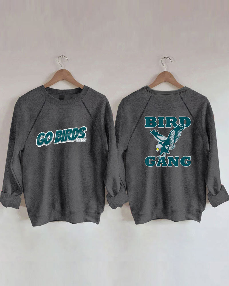 Birds Gang Eagles Football Sweatshirt