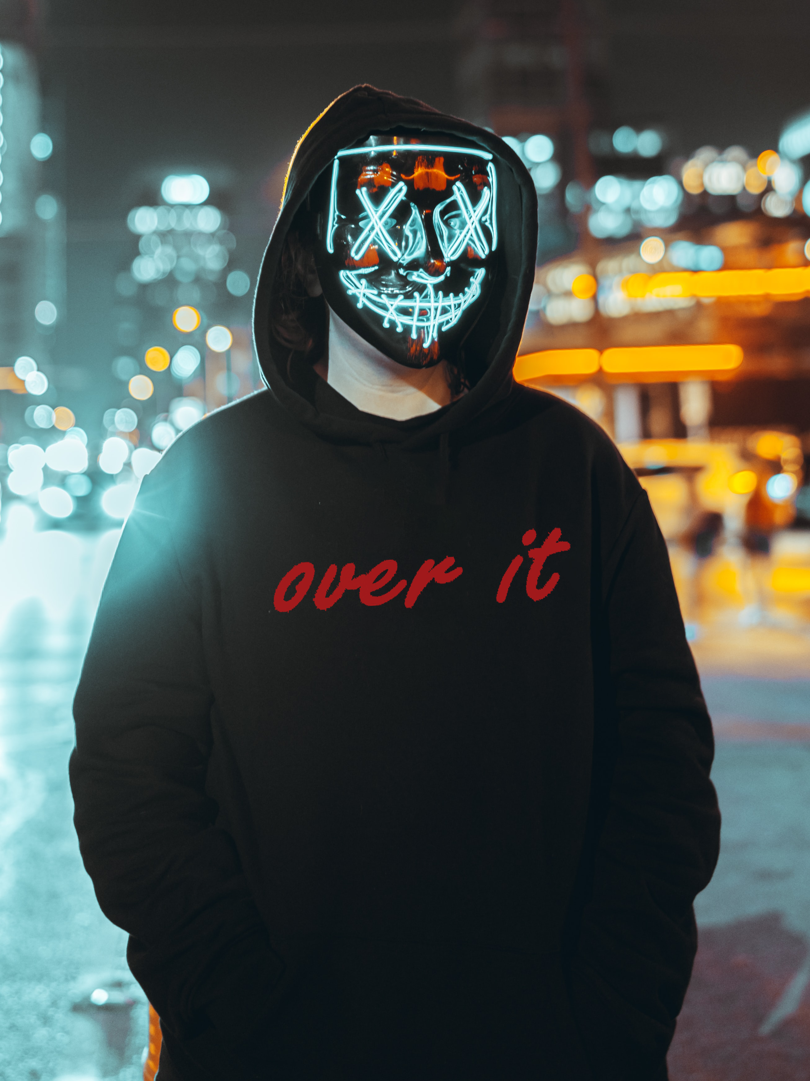 Over it Printed Men's Fashion Hoodies