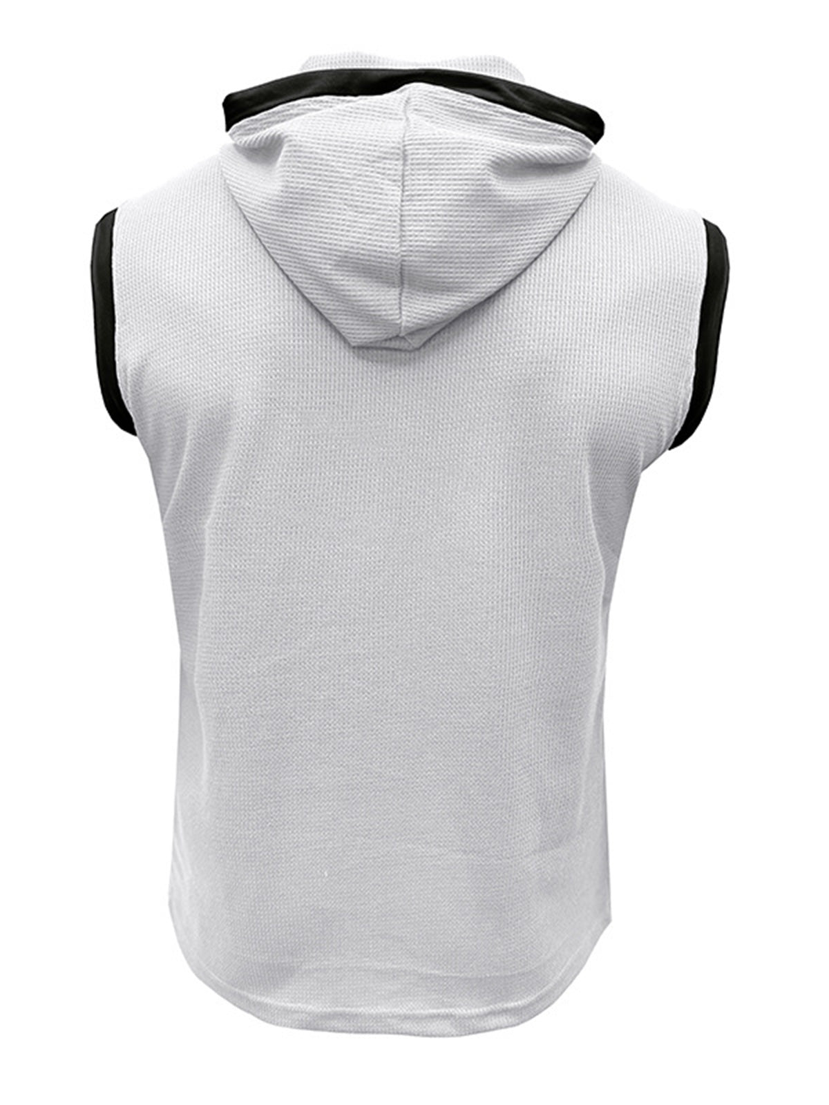 Men's Basic Casual Hooded Sleeveless T-Shirt Vest