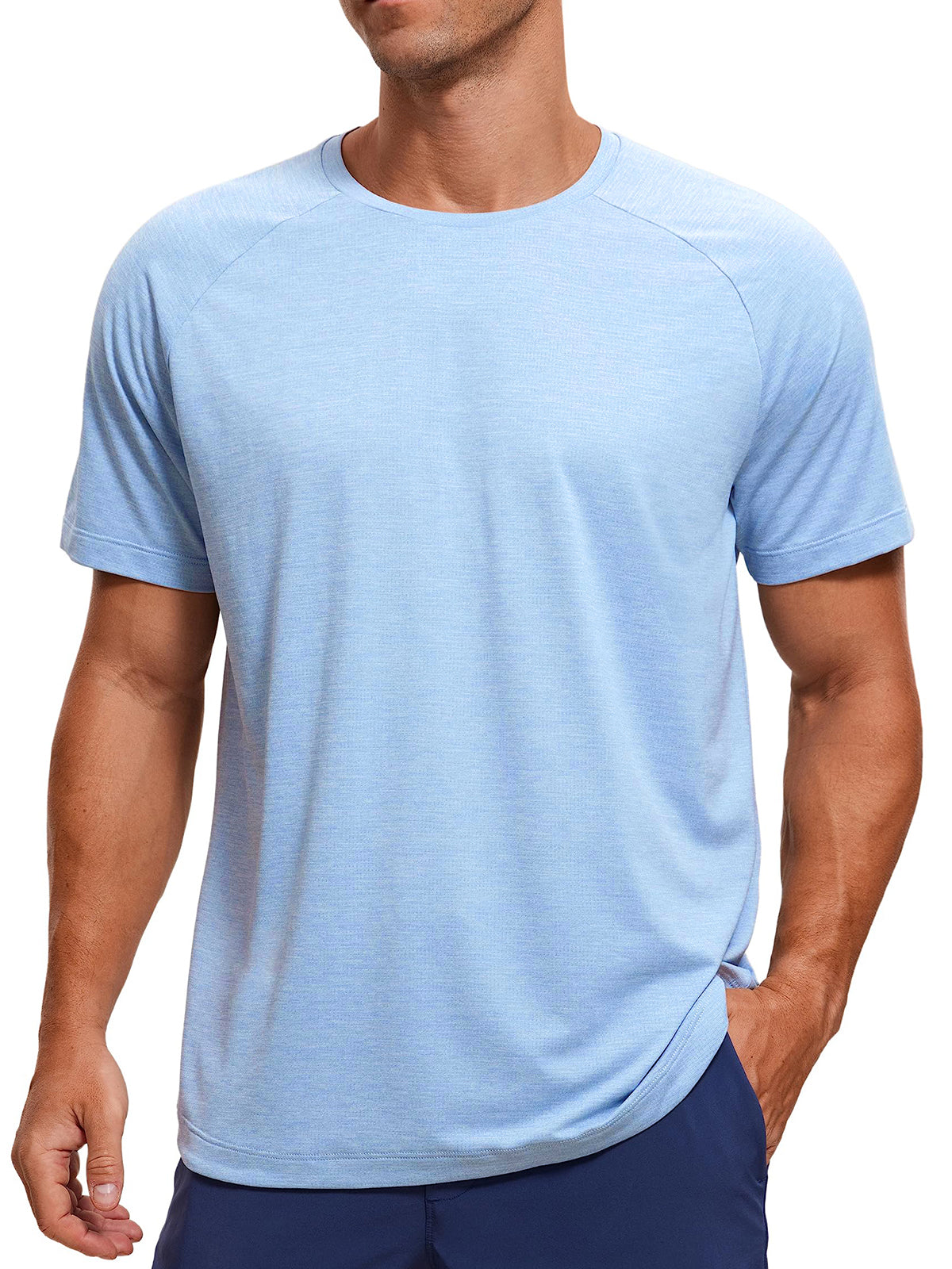 Men's Basic Sports Casual Base T-shirt