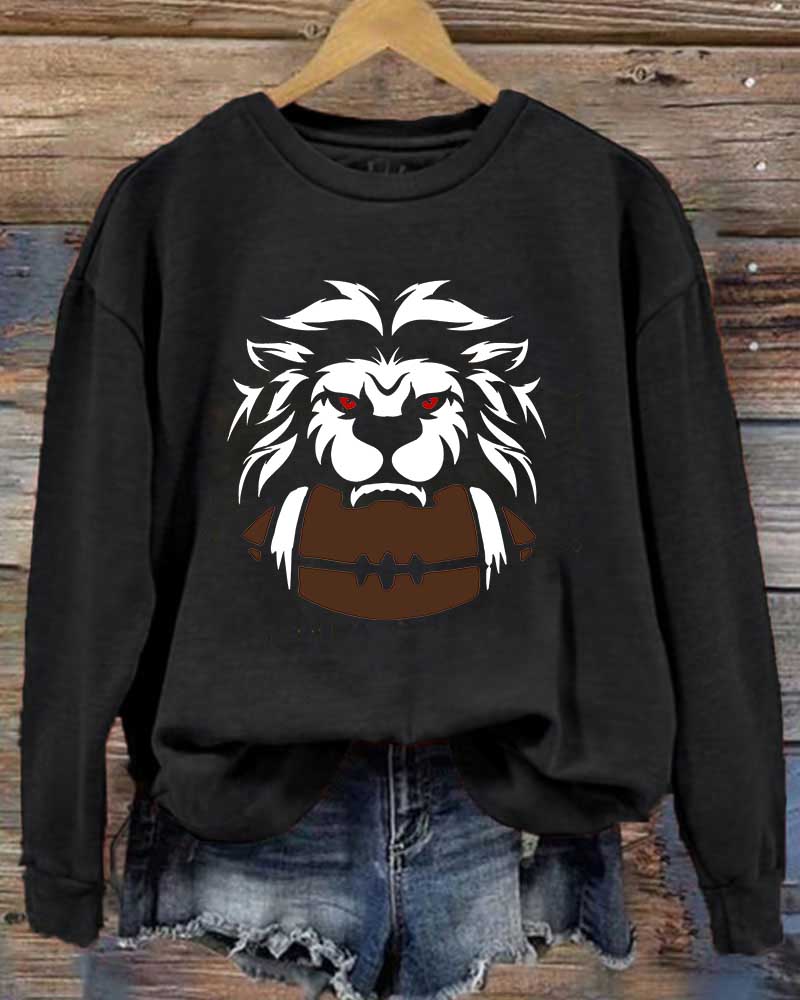 Lions Football Crewneck Sweatshirt