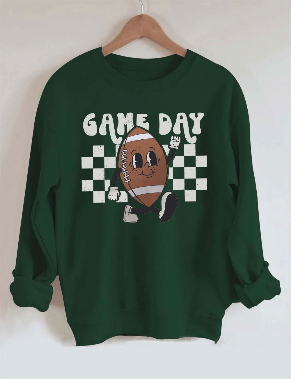 Retro Football Game Day Sweatshirt