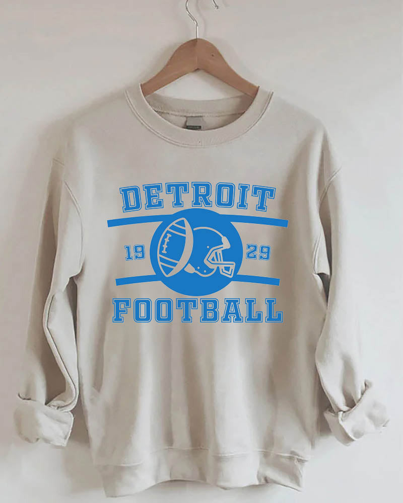 Vintage Detroit Football Sweatshirt