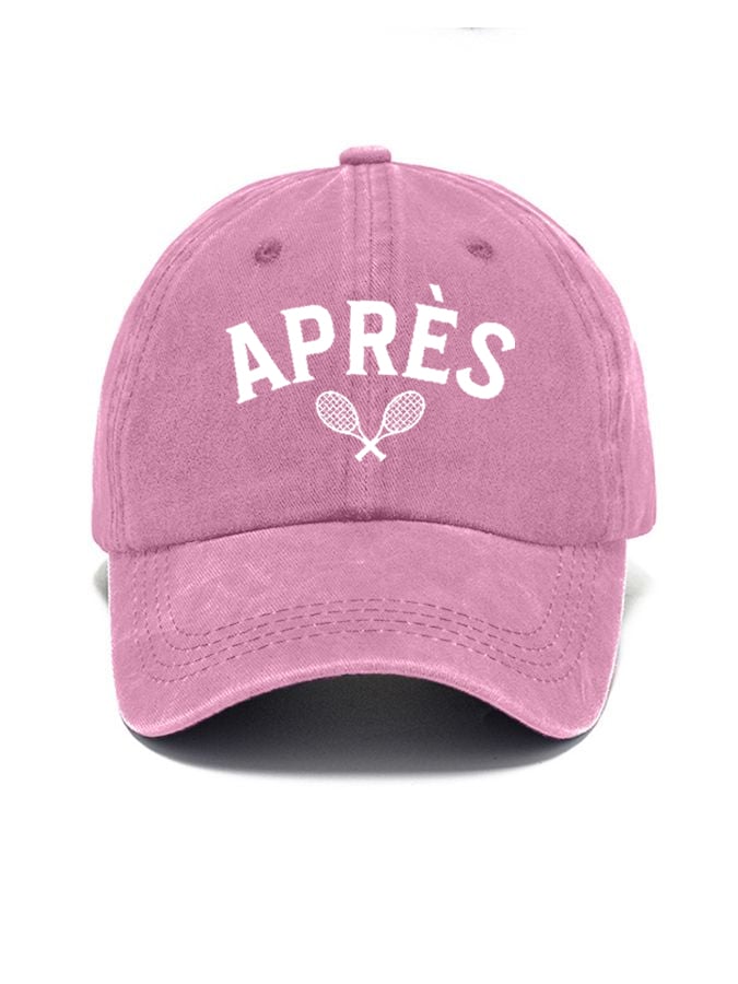 Women's Apres Tennis Print Baseball Cap