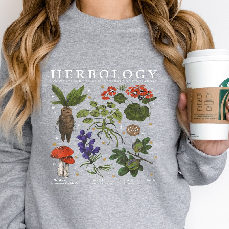 Hogwarts Herbology Plants SweatShirt