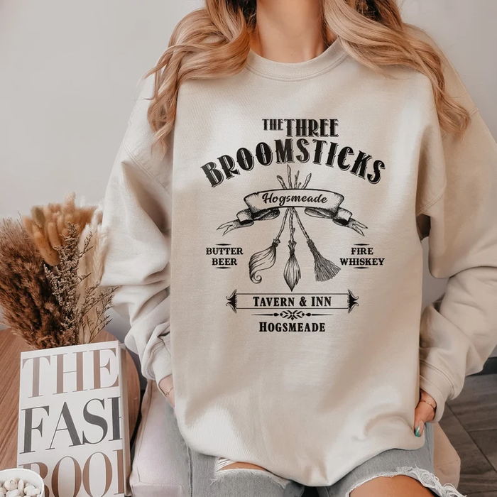 Three Broomsticks Crewneck Sweatshirt