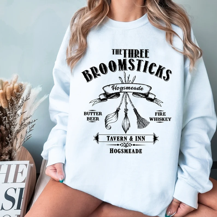 Three Broomsticks Crewneck Sweatshirt