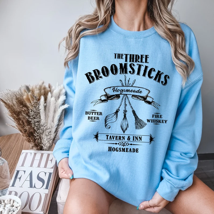 Three Broomsticks Crewneck Sweatshirt