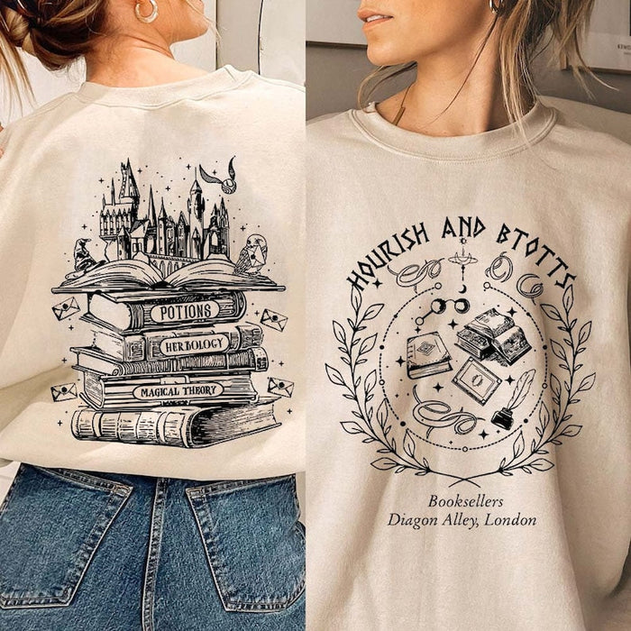 Wizard Bookshop Two-Sided Sweatshirt