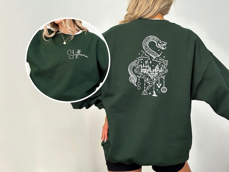 Hogwarts House Slytherin Sweatshirt