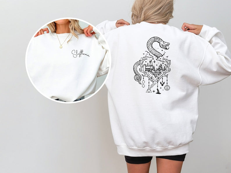 Hogwarts House Slytherin Sweatshirt