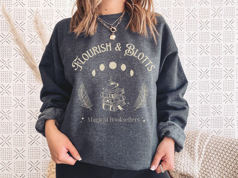Flourish and Blotts Wizard Sweatshirt