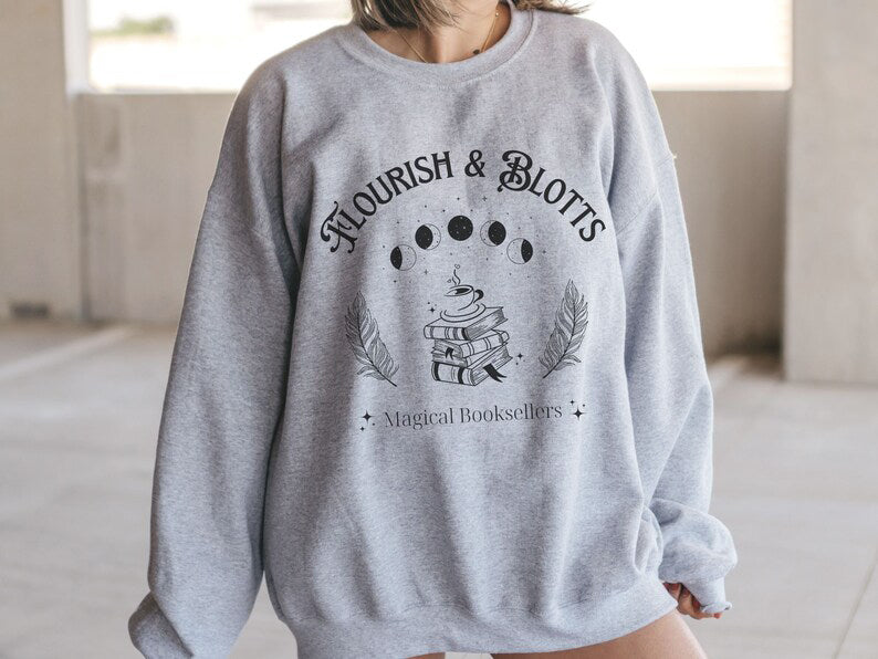 Flourish and Blotts Wizard Sweatshirt
