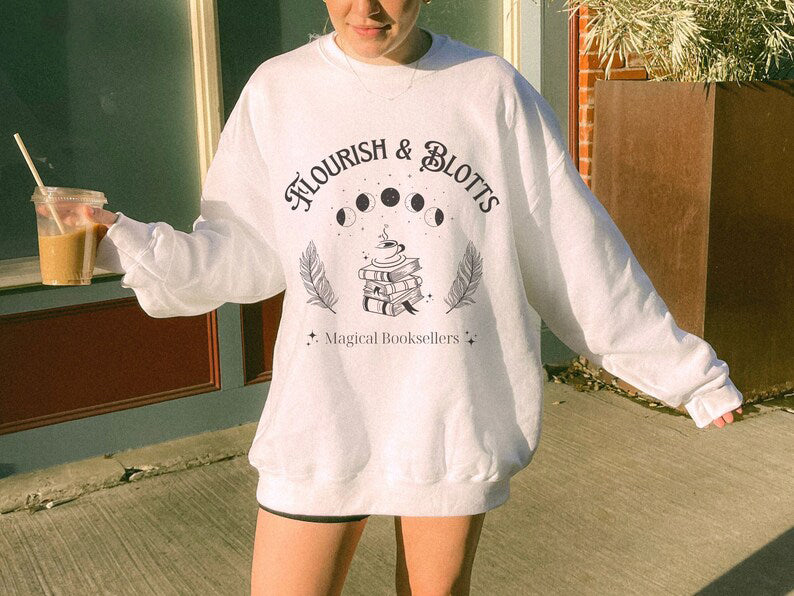 Flourish and Blotts Wizard Sweatshirt