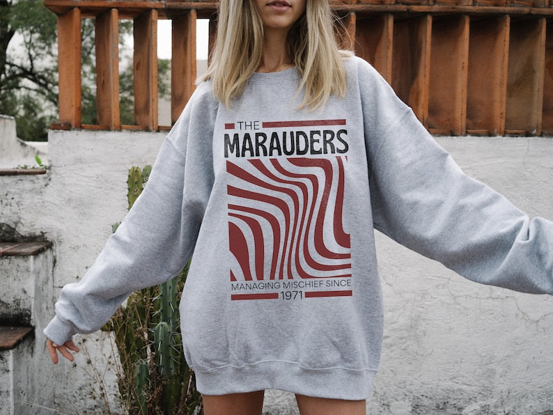 The Marauders Retro 70's Sweater Harry Fandom Shirt