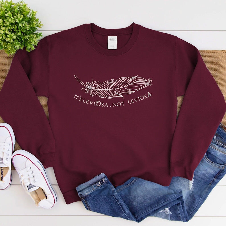 It's LeviOsa not LeviosA HP Unisex Sweatshirt