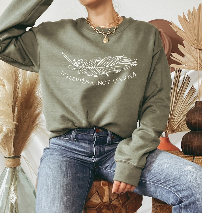 It's LeviOsa not LeviosA HP Unisex Sweatshirt