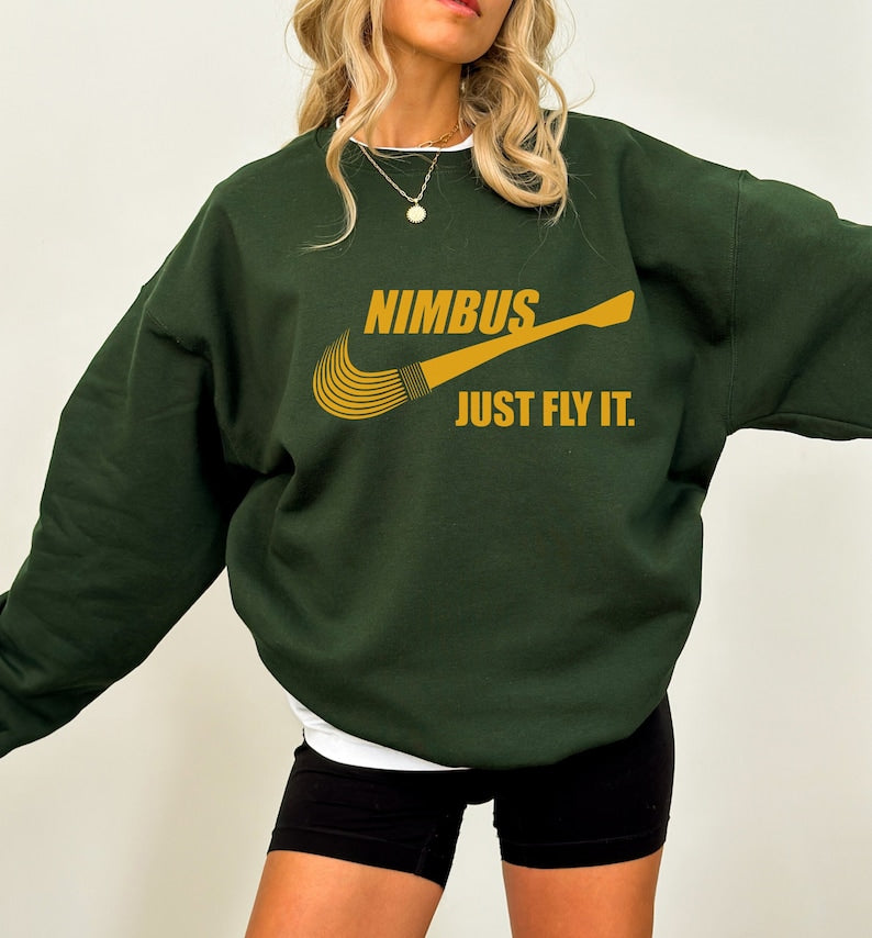 Nimbus Just Fly It Wizard House Crewneck Sweater