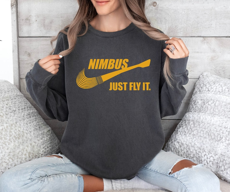 Nimbus Just Fly It Wizard House Crewneck Sweater