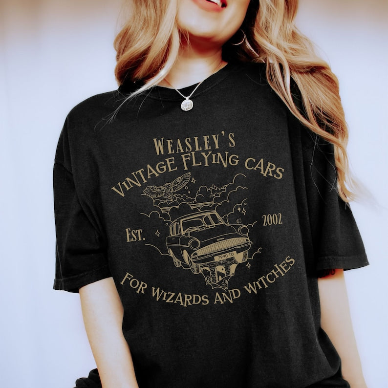 Vintage Flying Cars Unisex T-Shirt