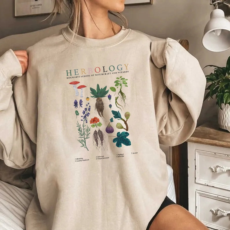 Herbology Plants Sweatshirt