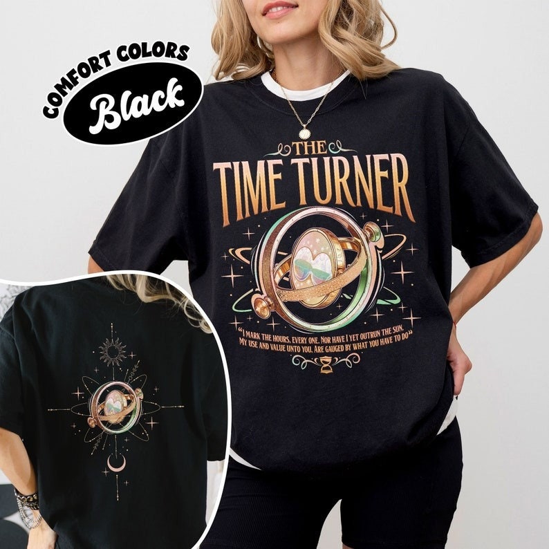 The Time Turner Wizard School Fandom Comfort Colors Shirt