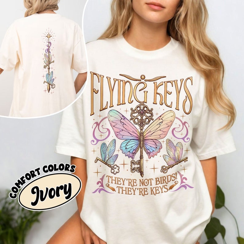 Magical Flying Keys Comfort Colors Shirt