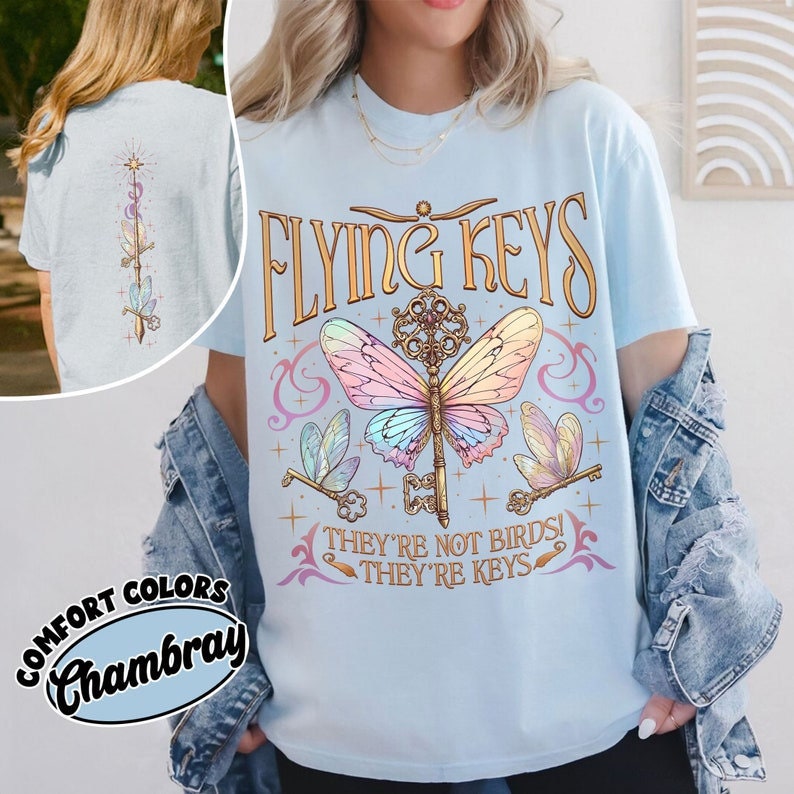 Magical Flying Keys Comfort Colors Shirt