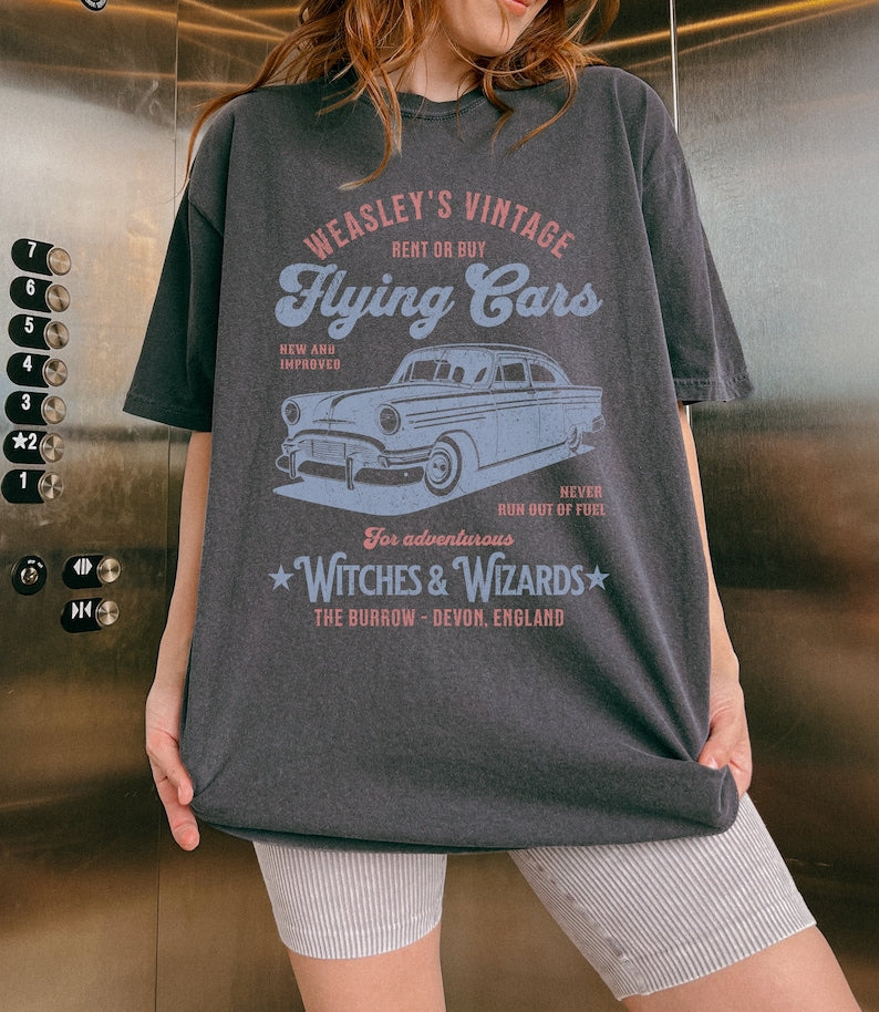 Weasley's Flying Car Bookish Shirt