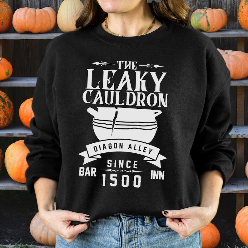 Vintage Leaky Cauldron Witchcraft Sweatshirt