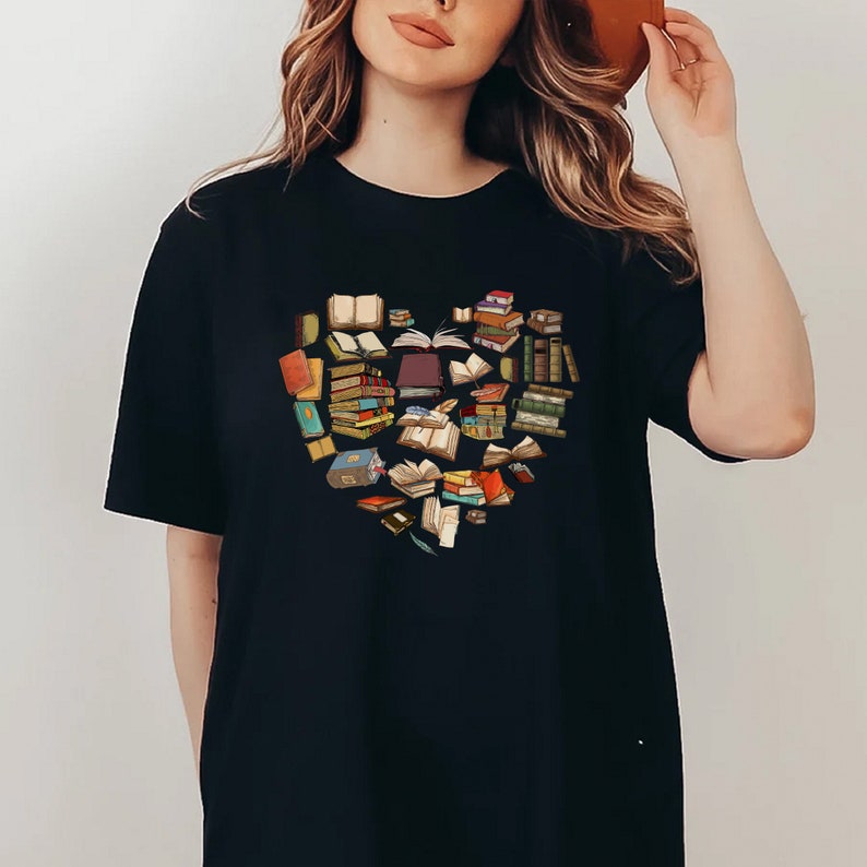 Book Heart Shirt