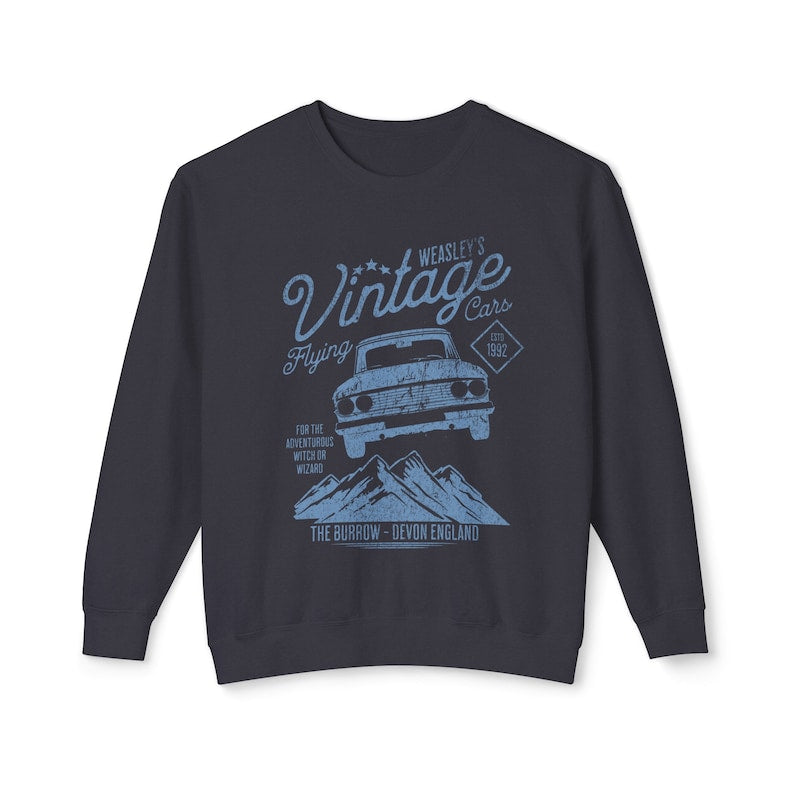 Weasleys Vintage Flying Cars Sweatshirt